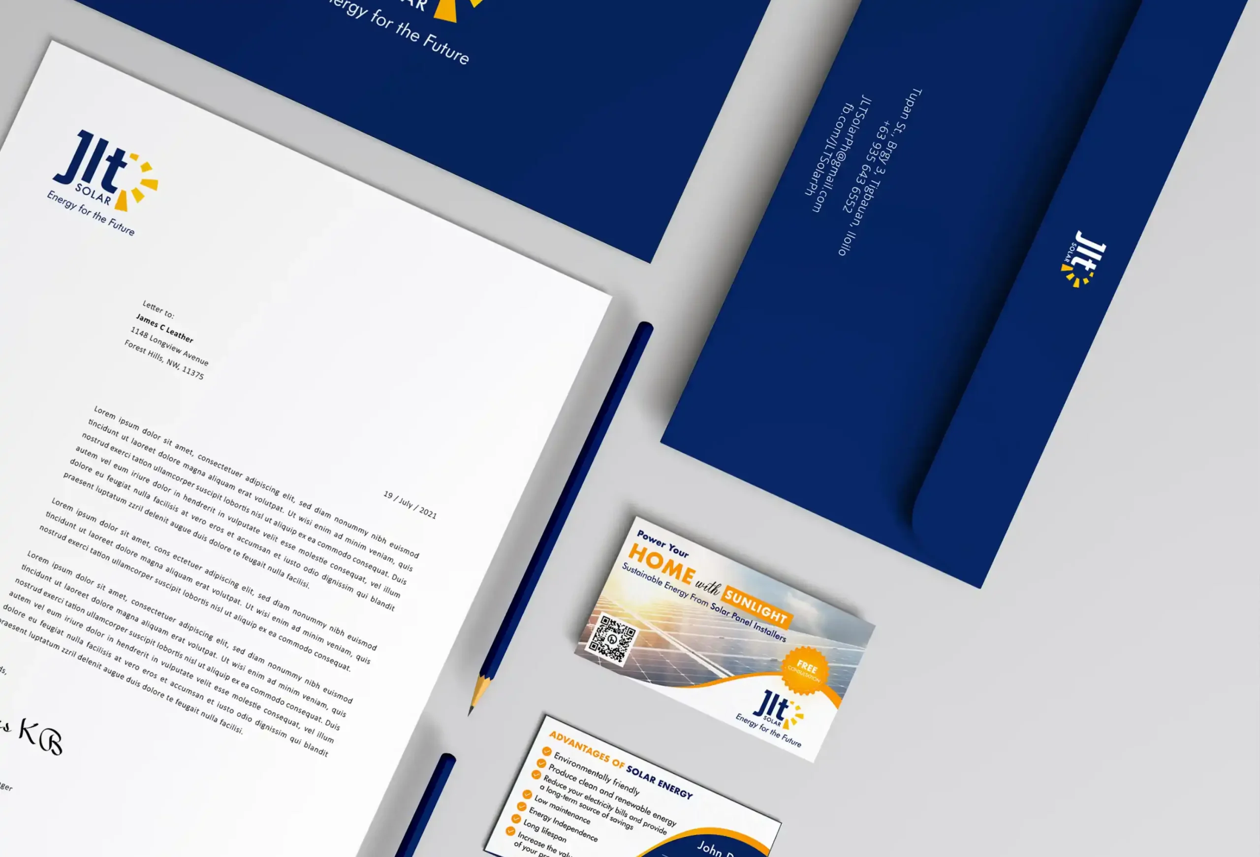 JLT solar branding
